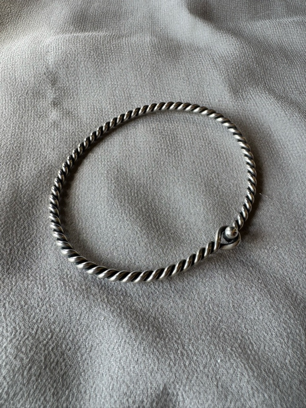 James Avery Twisted Sterling Silver Bracelet 925